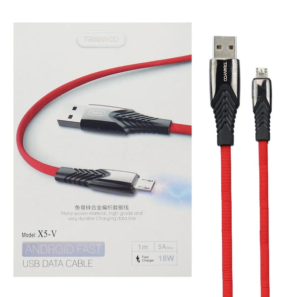 کابل شارژ میکرو x5 -  امکان خرید به صورت اقساطی