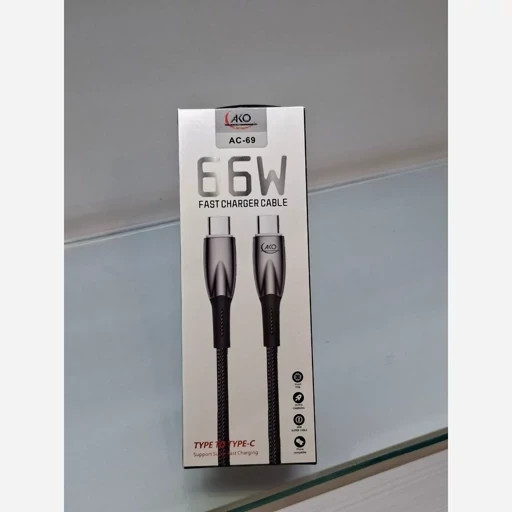 کابل دوسر تایپ سی 66W آکو AKO مدل AC69 - امکان خرید به صورت اقساطی