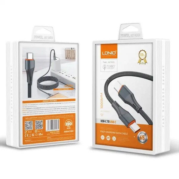 کابل فست شارژ دو سر تایپ سی Ldnio LC631 - امکان خرید به صورت اقساطی