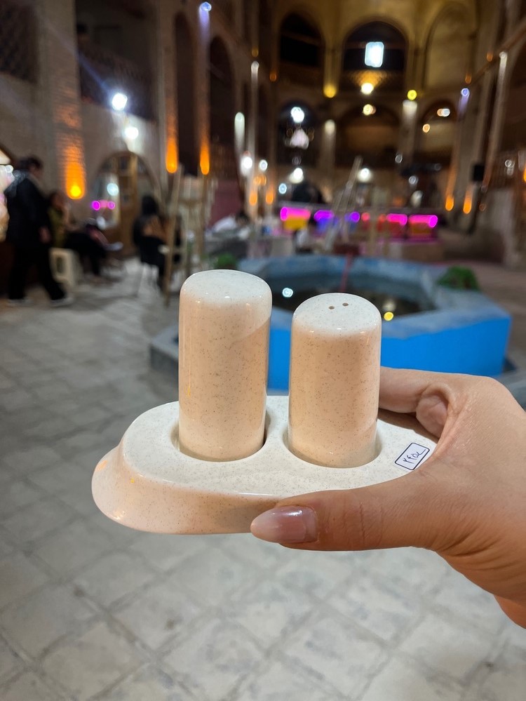 ست دوتایی نمکدان با زیری - امکان خرید به صورت اقساطی