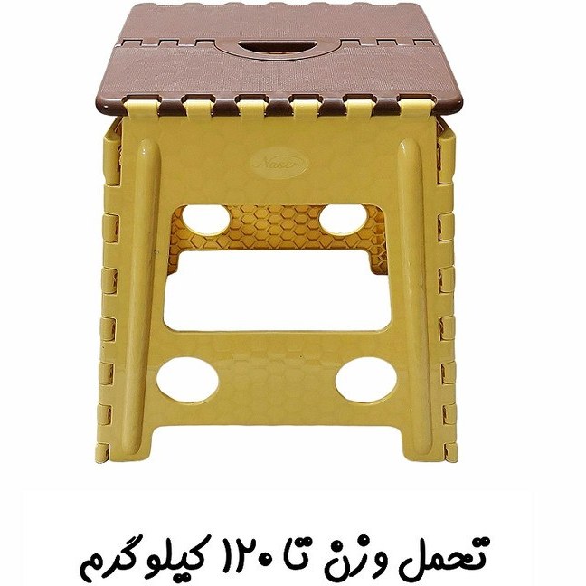 صندلی سفری ناصر پلاستیک مدل تاشو کد NP517 - امکان خرید به صورت اقساطی