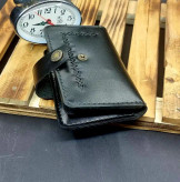 کیف جا کارتی چرم طبیعی مشکی مدل j109 -امکان خرید به صورت اقساطی