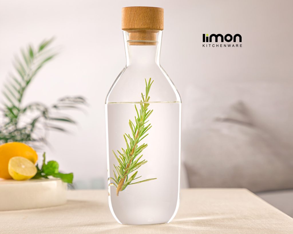 بطری آب درب چوبی 1.1 لیتر - امکان خرید به صورت اقساطی