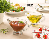 سس خوری شیشه ای دسته دار لیمون-امکان خرید اقساطی