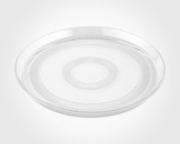 دیس گرد شیشه ای 33 سانتی لیمون-امکان خرید اقساطی