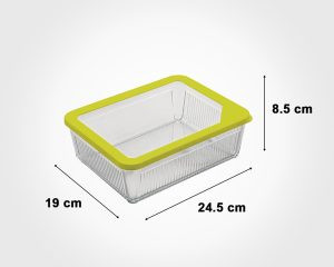 ظرف شیشه ای دربدار 2.250 لیتر
