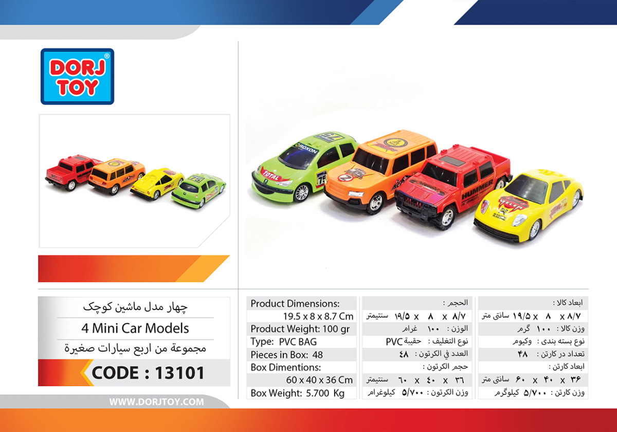 چهار مدل ماشین کوچک
