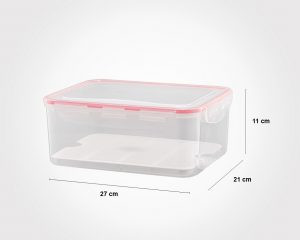 باکس سبزیجات مستطیل لیمون- امکان خرید به صورت اقساطی