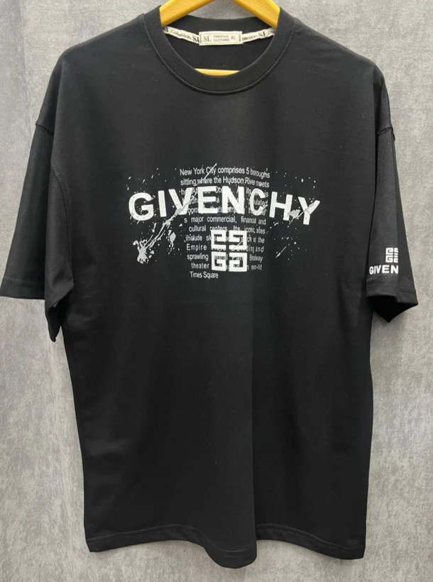 تیشرت قواره باکسی | پارچه دورس دونخ پنبه خنک| GIVENCHY-امکان خرید به صورت اقساطی